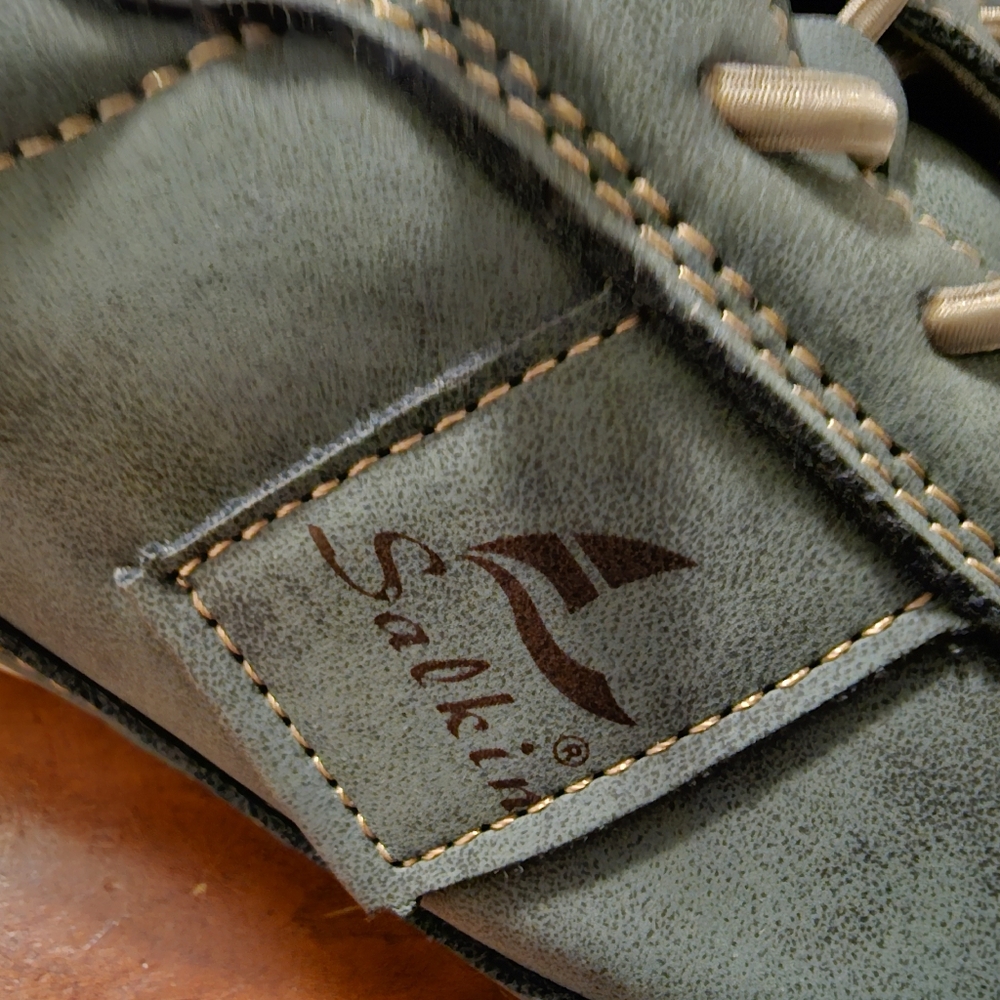Mens Salkin Leather barefoot shoes - Picture 2 of 5
